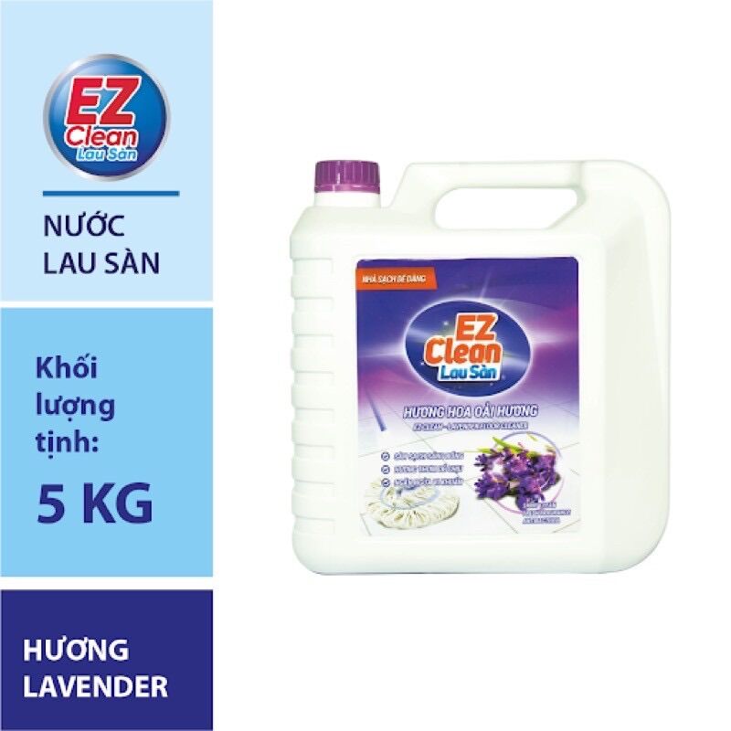 Nước lau sàn EZ CLEAN 5kg hương lavender