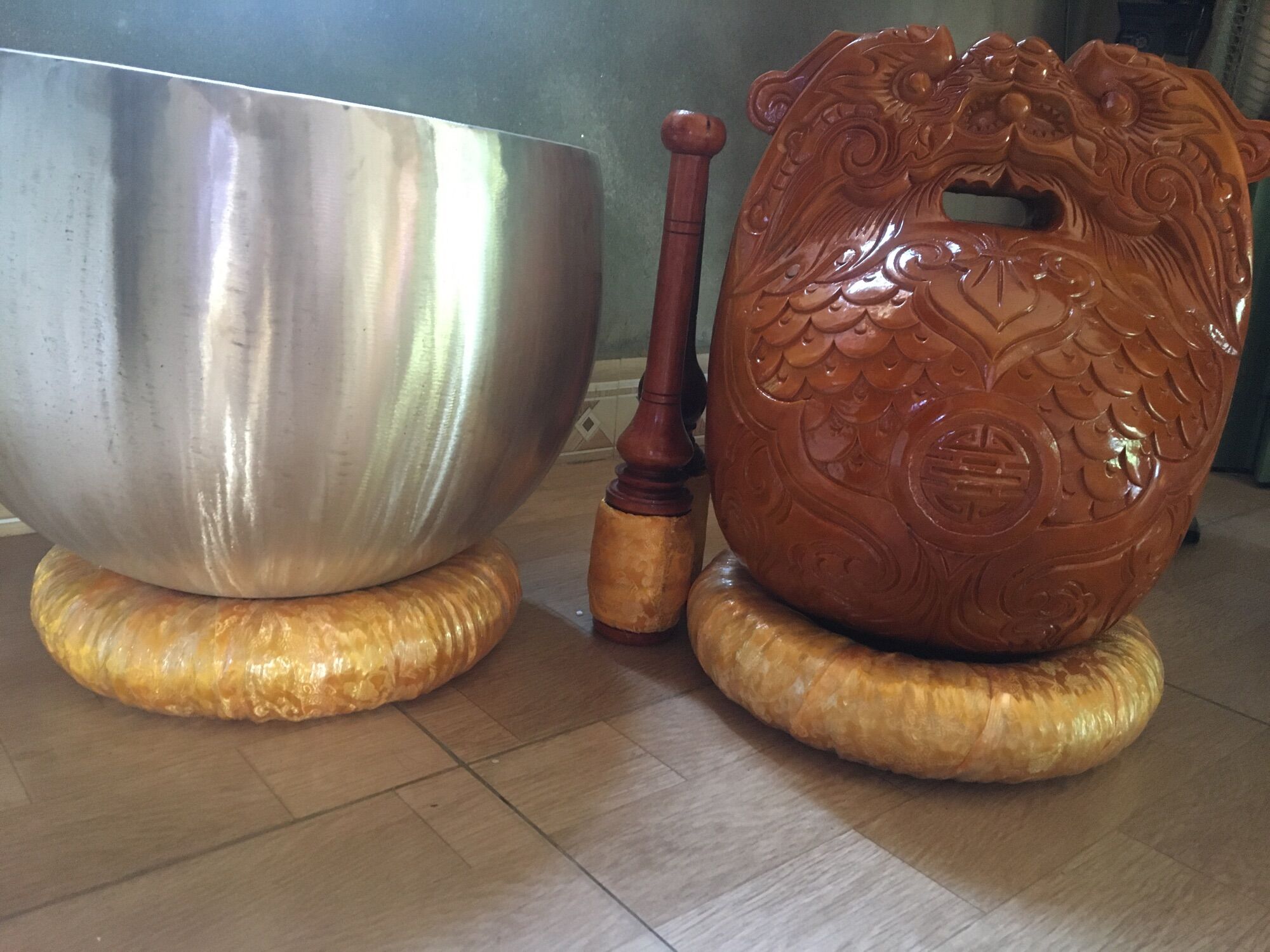 Bộ chuông mỏ tụng 4,5tay( 30cm)
