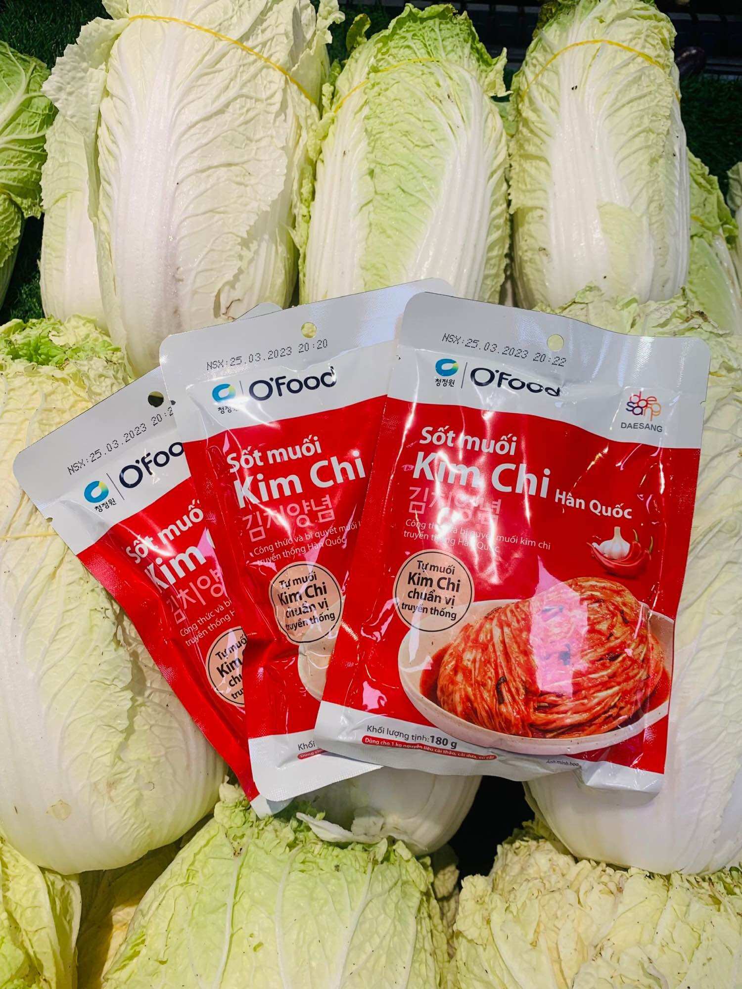 Sốt muối kim chi hàn quốc o’food 180g