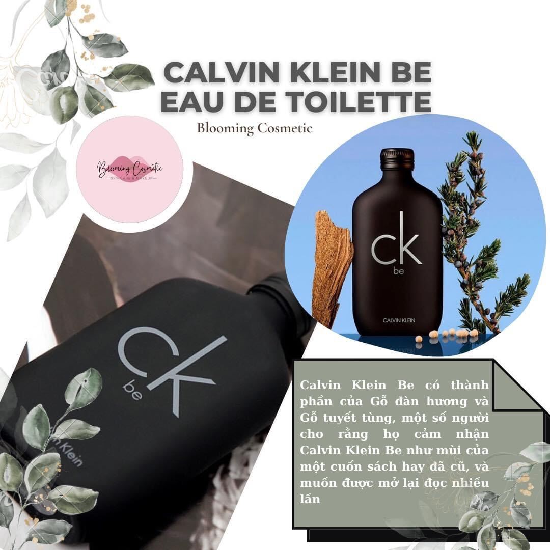 Nước hoa Calvin Klein Be Eau De Toilette 50ml, 100ml và 200ml