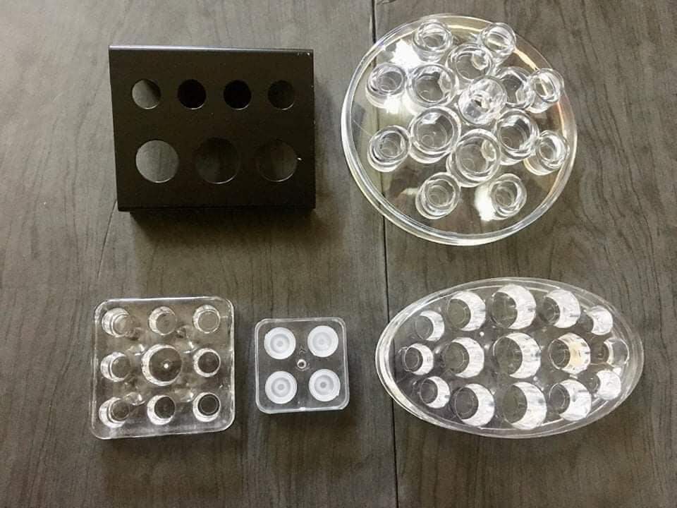 Đế Đựng Hũ Mực Ovan Tròn Chữ Nhật Phun Xăm