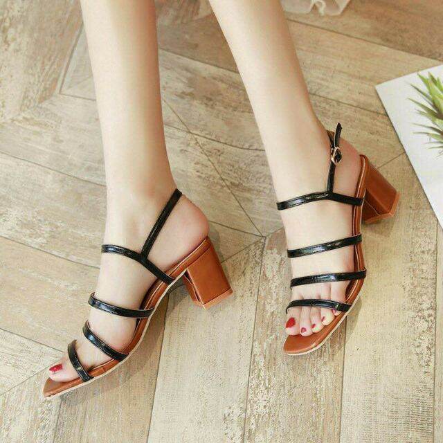 Giày xăng đan chiến binh cao gót 5cm MT02