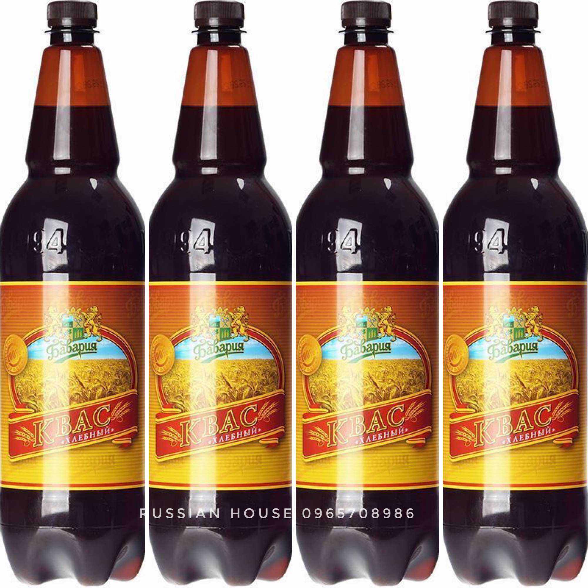 Nước KVAS truyền thống của Nga /1,4lit