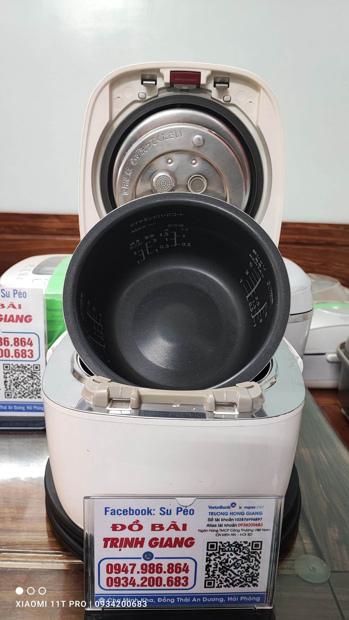 Nồi cao tần áp suất điện tử Panasonic 1 lít đời 2018