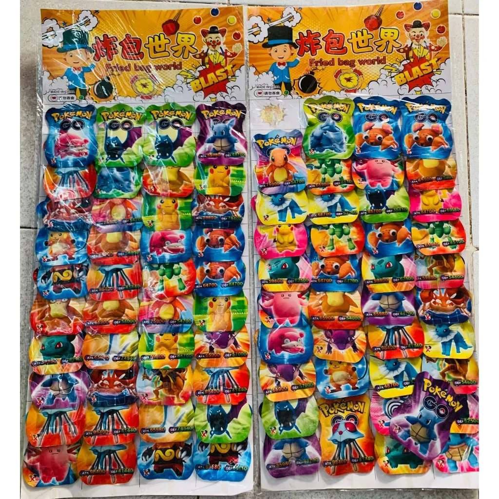 Túi giẫm đạp boom nổ Pokemon
