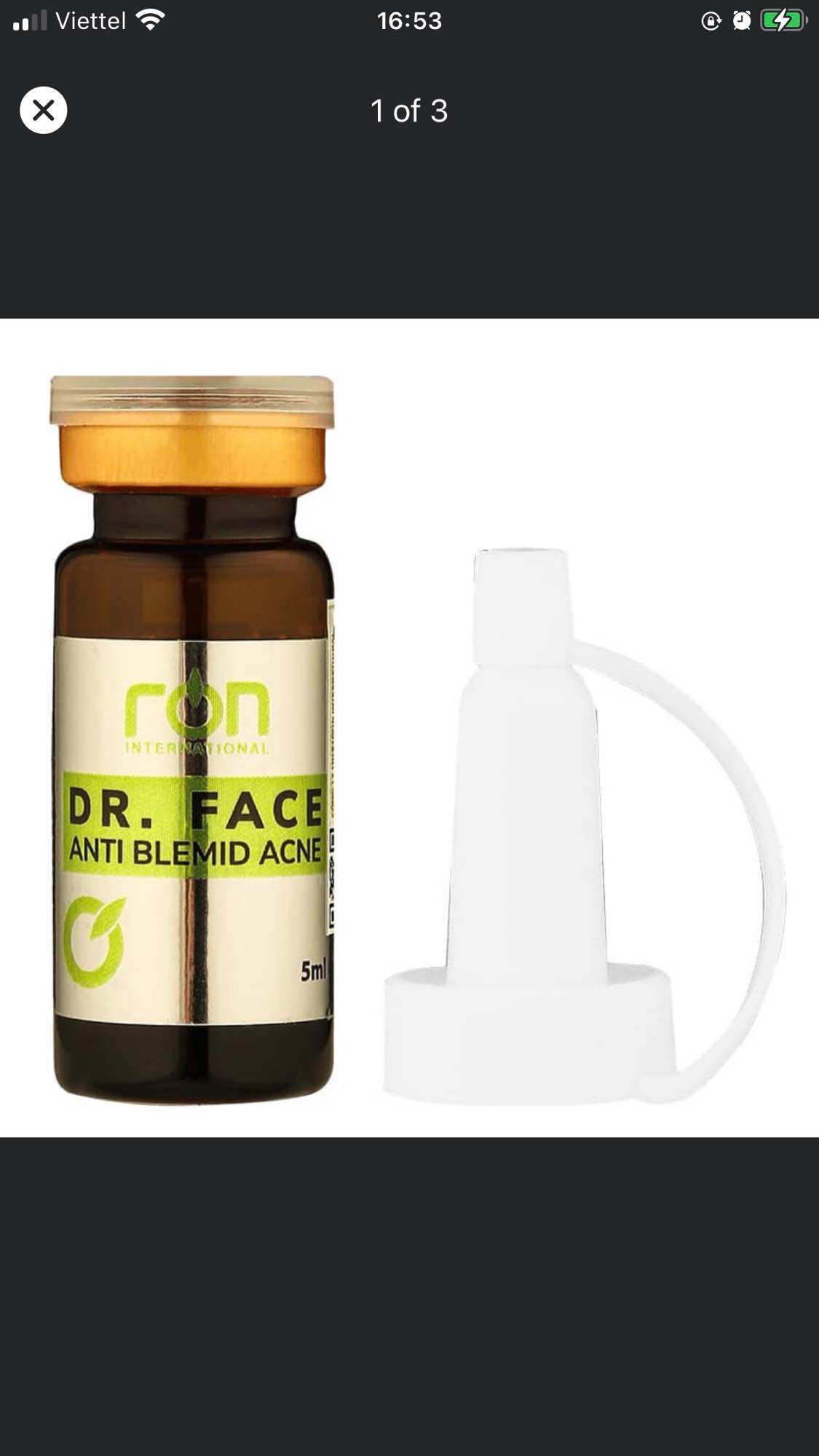 (Tặng sơ mi zara) Conbo Tế Bào Gốc Trị Mụn Dr. Face, serum