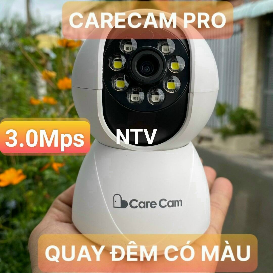 [GIÁ SẬP SÀN]CAMERA IP WIFI CARECAM PRO ONVIZCAM V5PRO 8 LED -  FHD1296 - 3.0Mps