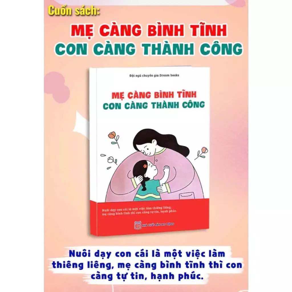 Sách - Mẹ càng bình tĩnh con càng thành công