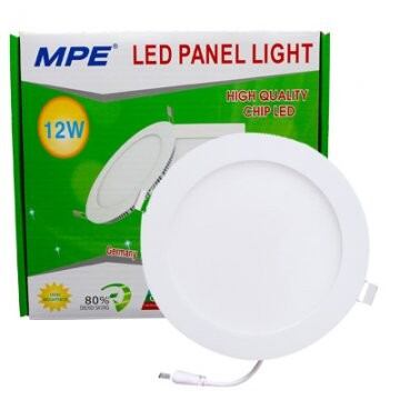 Đèn led âm trần siêu mỏng MPE 6w, 9w, 12w.
