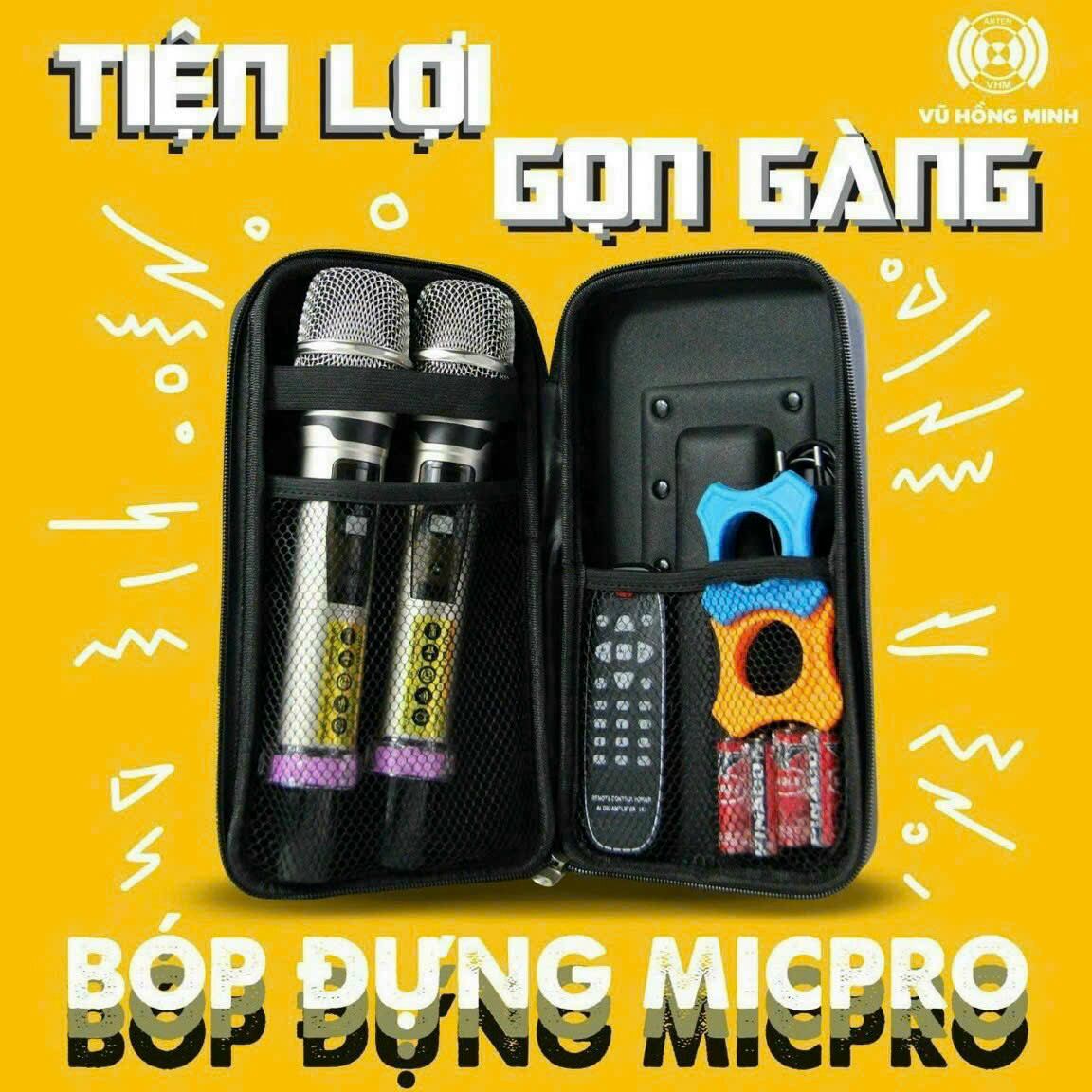 Túi đựng micro không dây cho loa kéo và karaoke gia đình