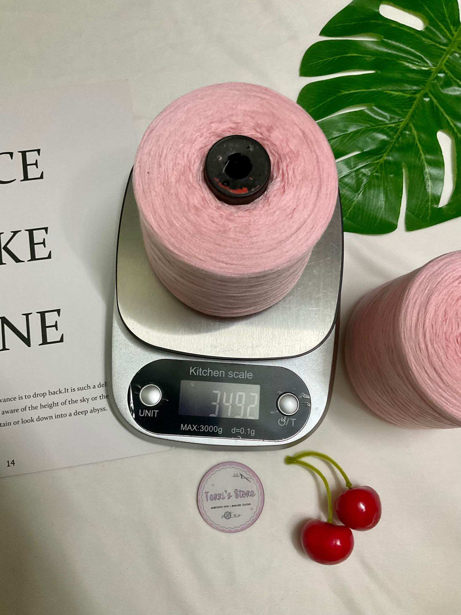 Yarn - sợi tencel nhật 100% | sợi chập 0.8mm | sợi mền, mát và bóng đan móc áo váy, áo dài | 1 cuộn dư áo | terri store