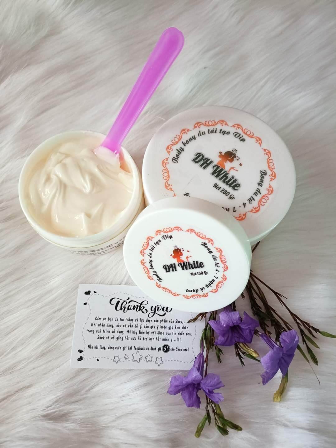 Kem Bong Da Kích Trắng