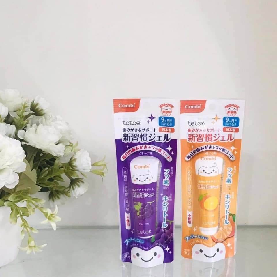 Kem đánh răng nuốt đựơc Combi đủ vị