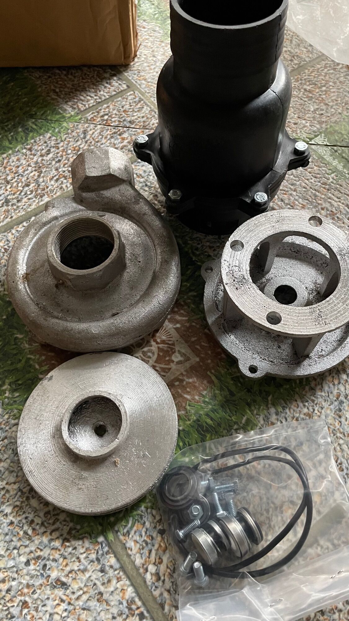 Sên bơm phi 48 lắp động cơ GX100