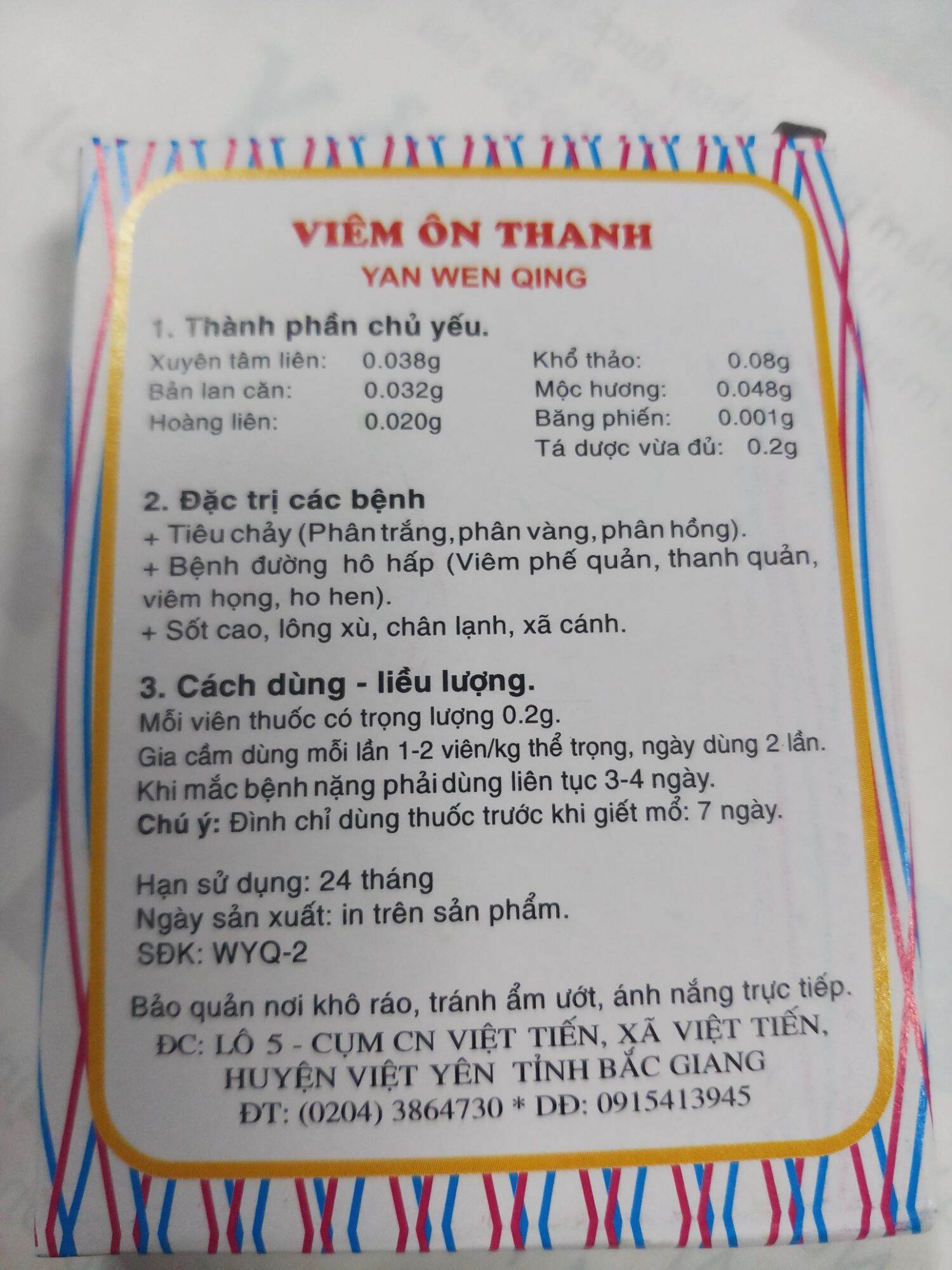 Viêm ôn thanh combo 25 vĩ* 24 viên gà khò