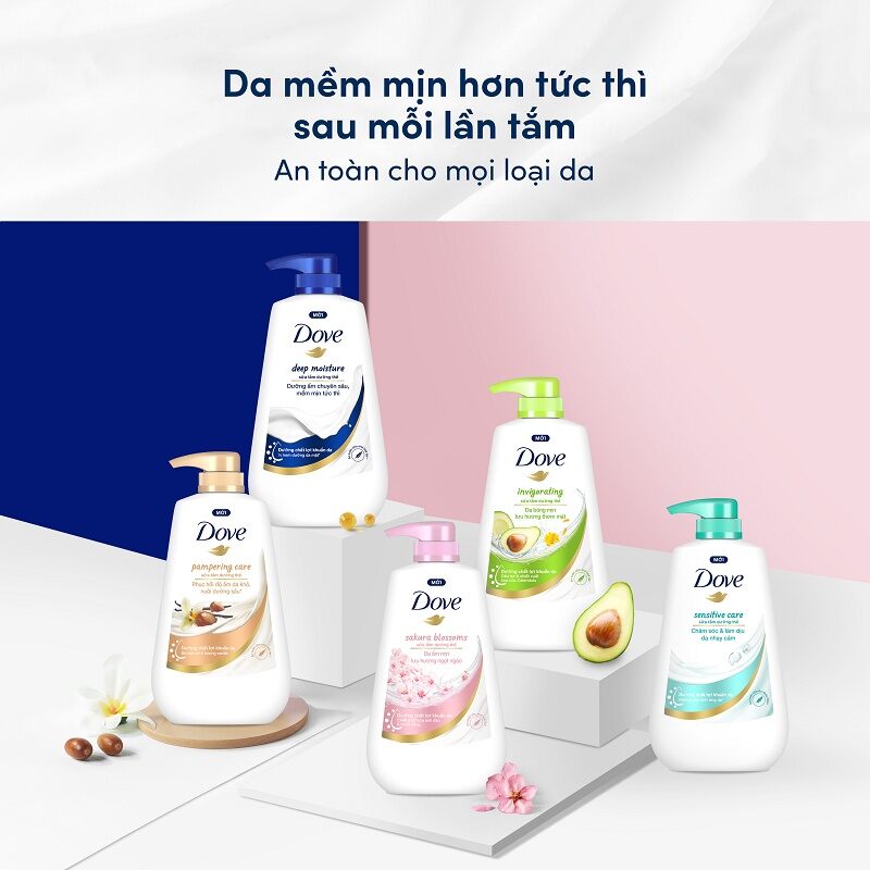 Sữa tắm dove dưỡng ẩm 500g