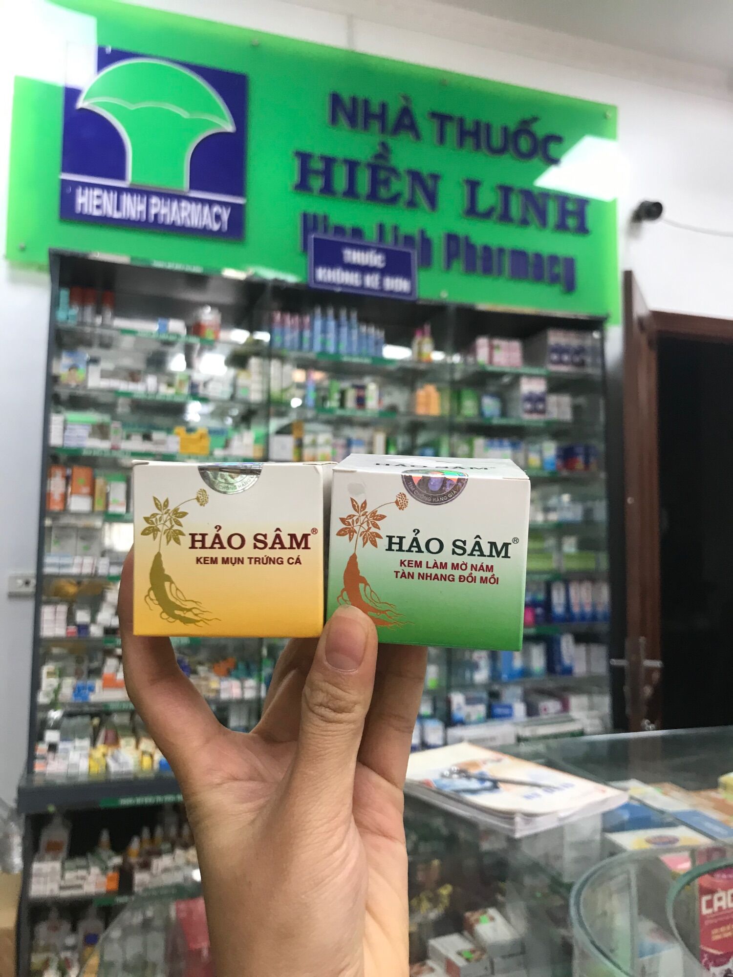 Kem  mụn trứng cá Hảo Sâm 15g