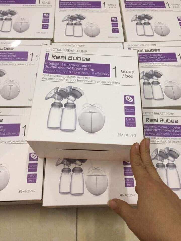Máy Hút Sữa Điện Đôi Real Bubee Xuất Anh