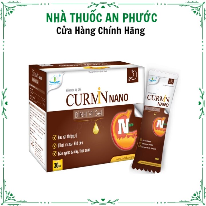 Gel dạ dày curmin bình vị nano 30 gói