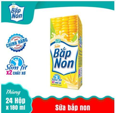 Sữa bắp non lif 180ml (24 hộp)