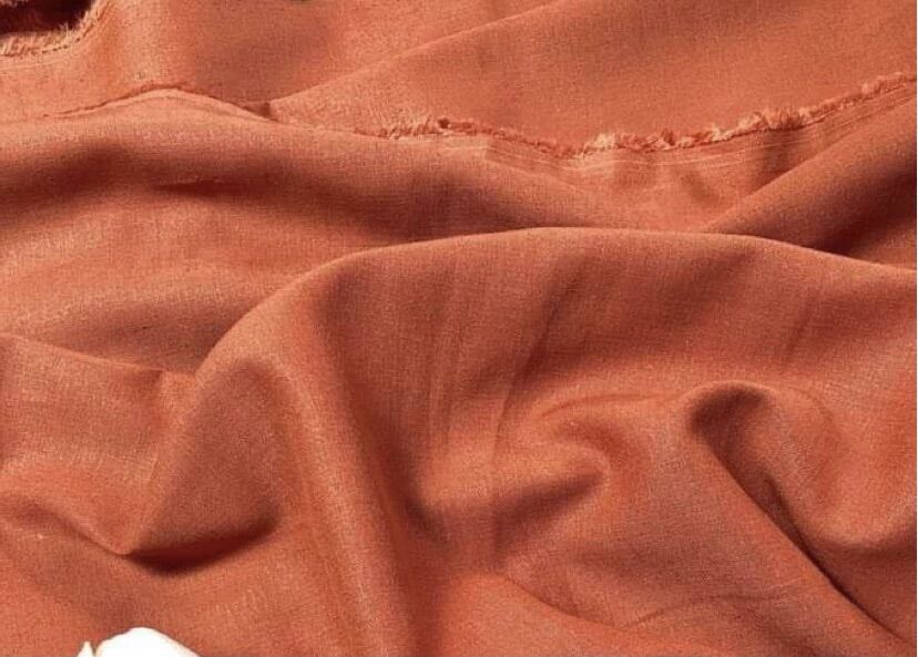 Free ship - Vải Linen bột màu Hồng & cam