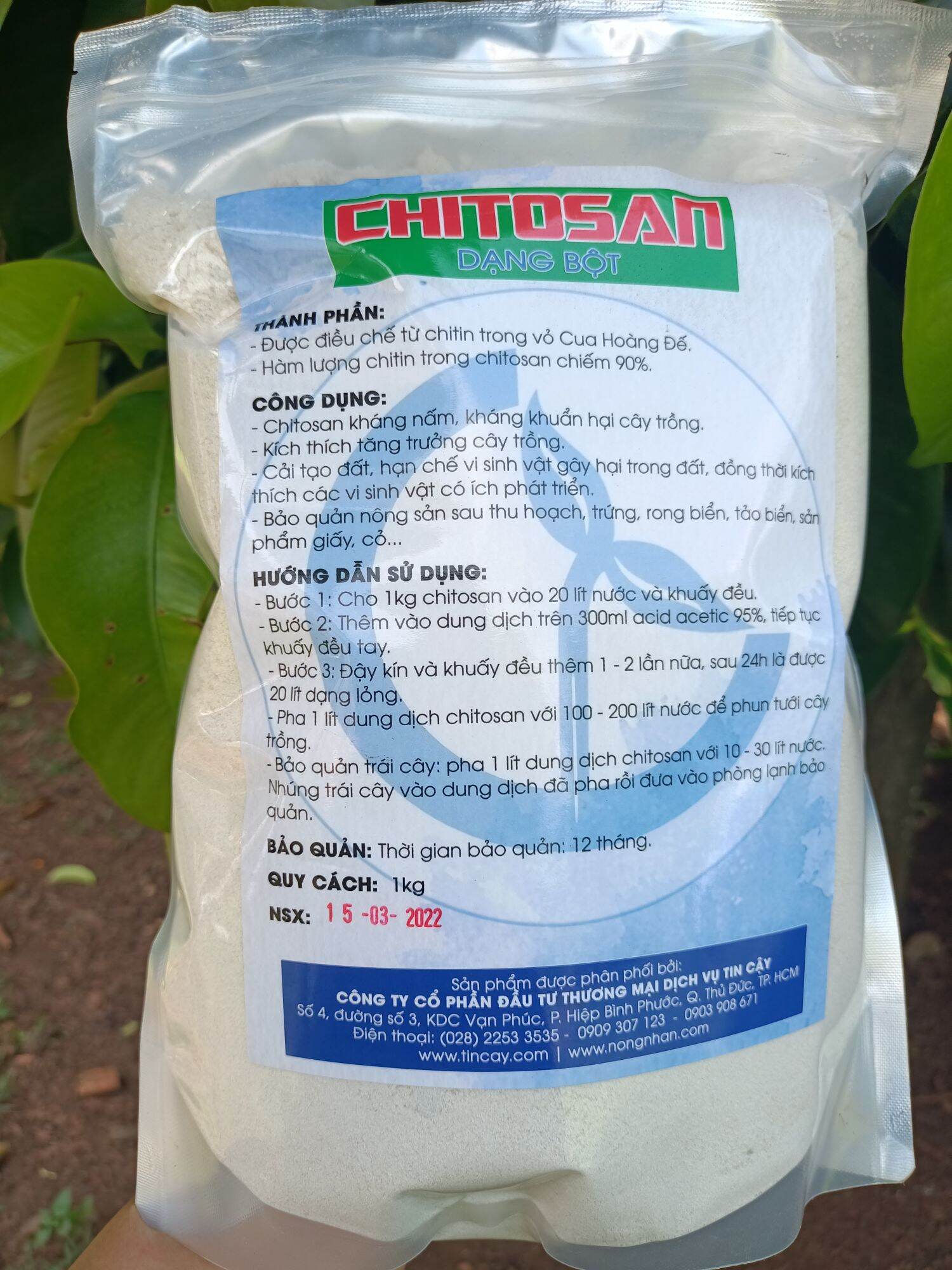Chitosan dạng bột