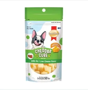 Phô mai SmartHeart Cheddar Cube Liver Cheese 50g