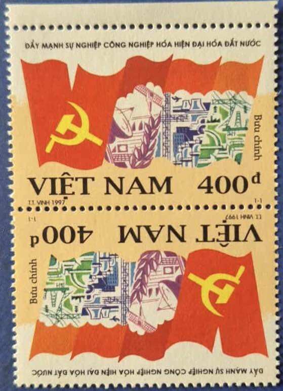 Tem sưu tập Việt Nam 1997: Thực hiện Nghị quyết Đại hội Đảng lần VIII