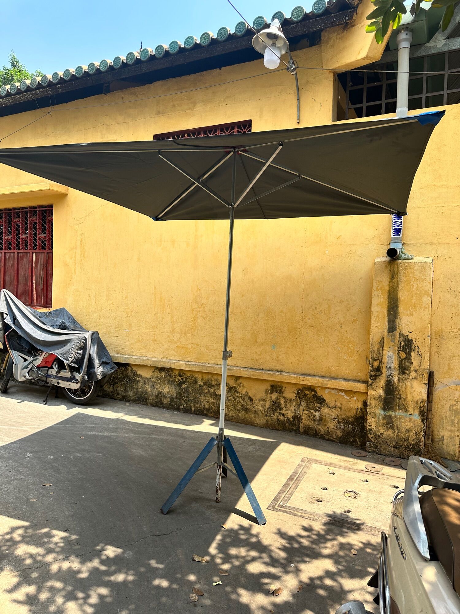 Dù vuông chính tâm 3 mét chưa gồm chân đế
