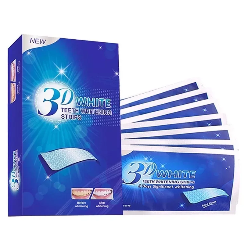 Hộp 7 miếng dán trắng răng 3D White tiện lợi