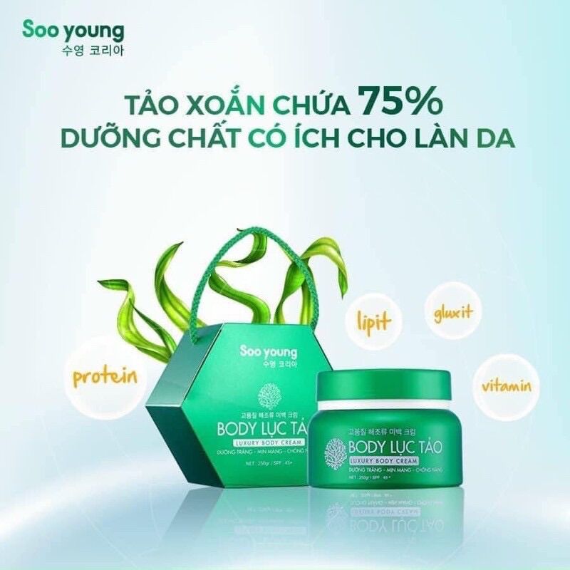 BODY LỤC TẢO CHÍNH HÃNG SOO YOUNG