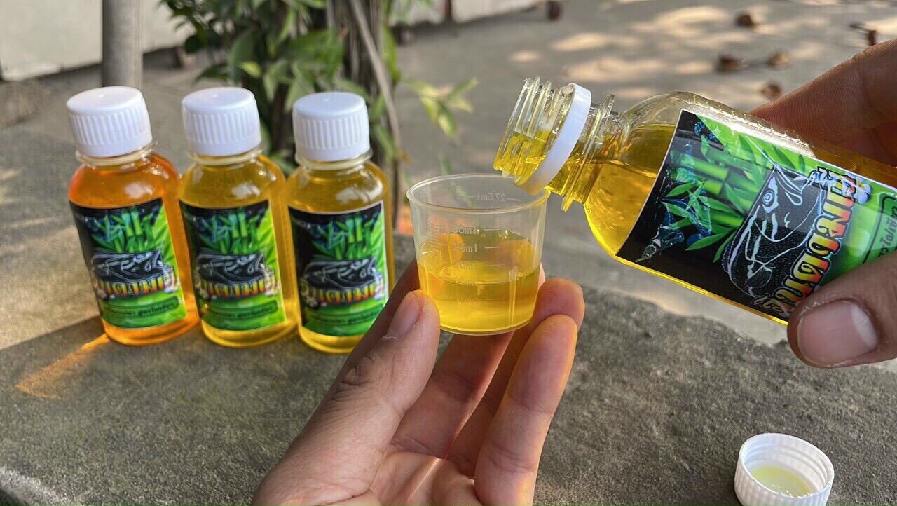 Tinh dầu câu cá Da trơn, cá trê ,cá nheo, cá Lăng, cá tra.