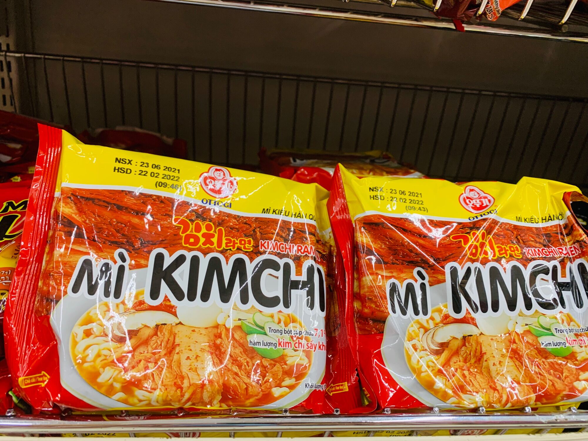 Mì kim chi/ mì Yeul cay Ottogi