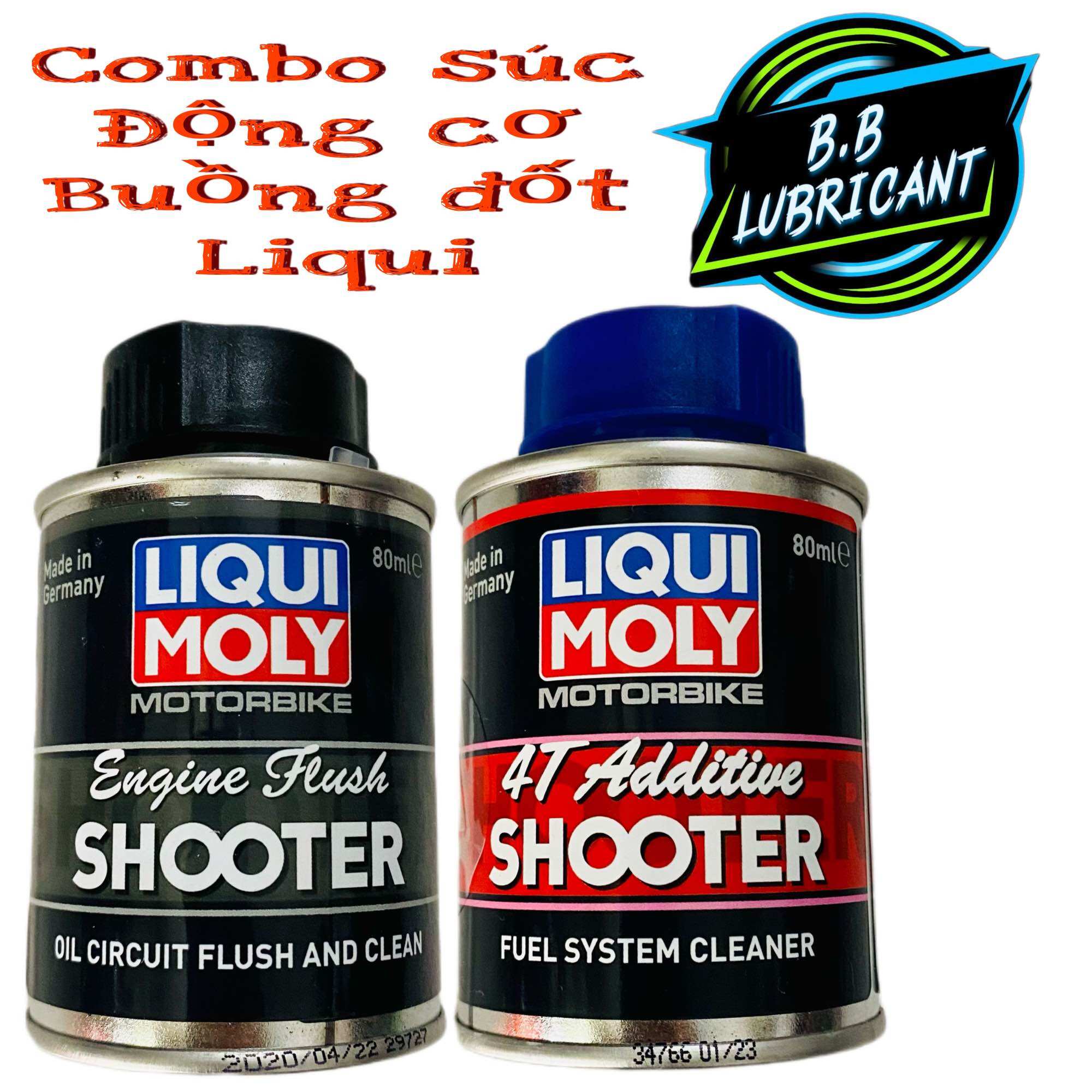 Combo súc rửa động cơ + súc buồng đốt liqui