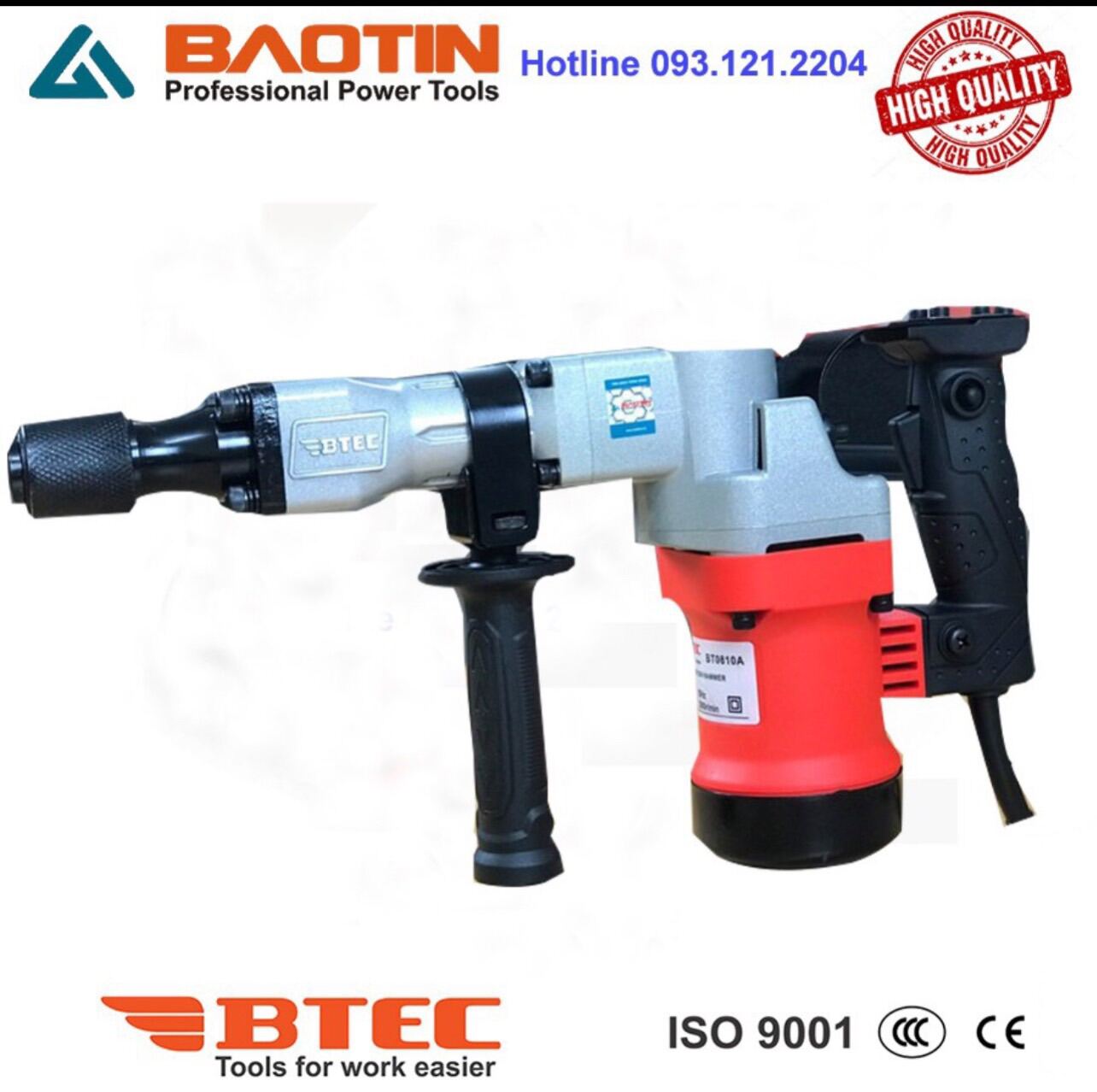 Máy Đục Bê Tông,17 Ly Btec 0810A, Công Suất 1300W