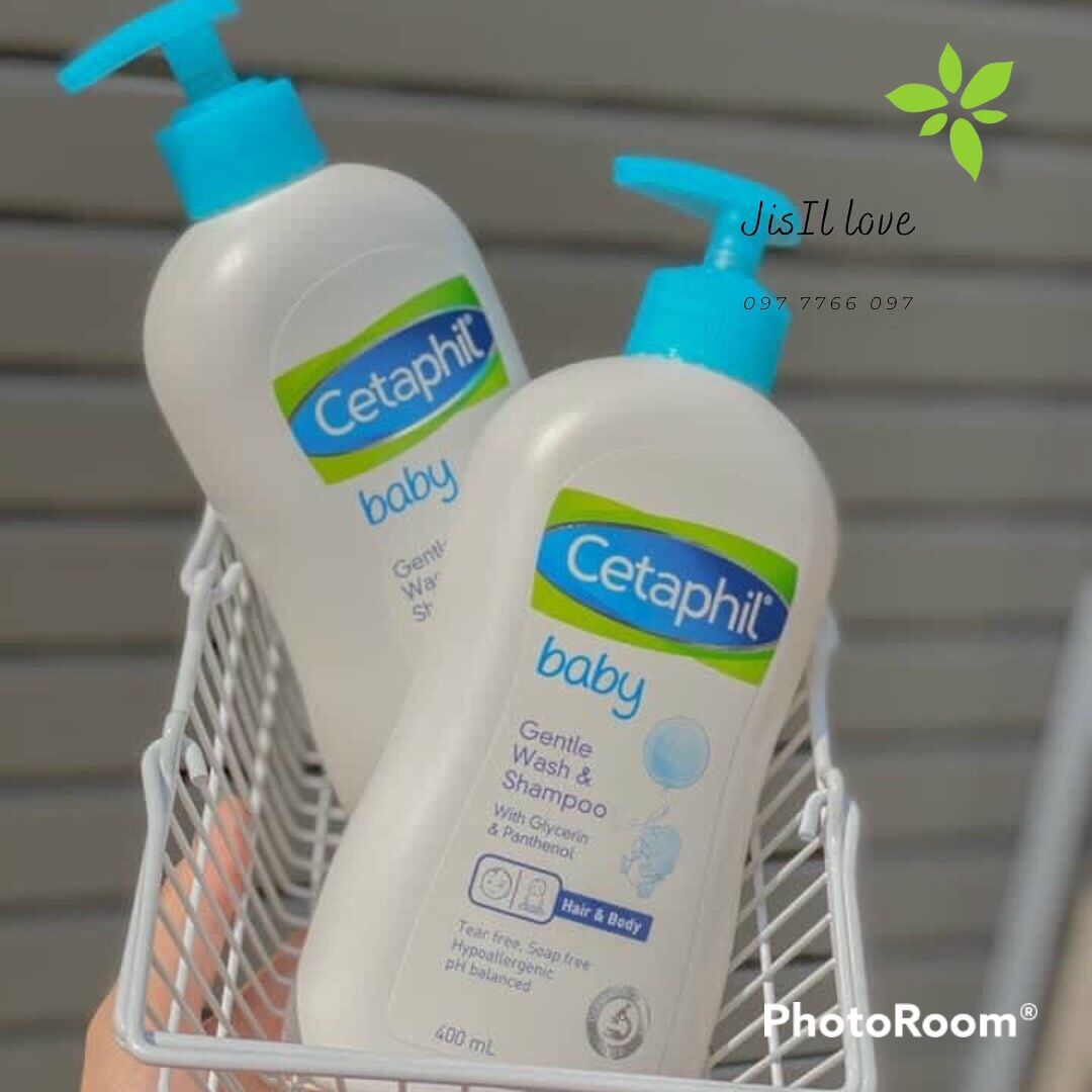 Sữa tắm gội cetaphil baby 400ml