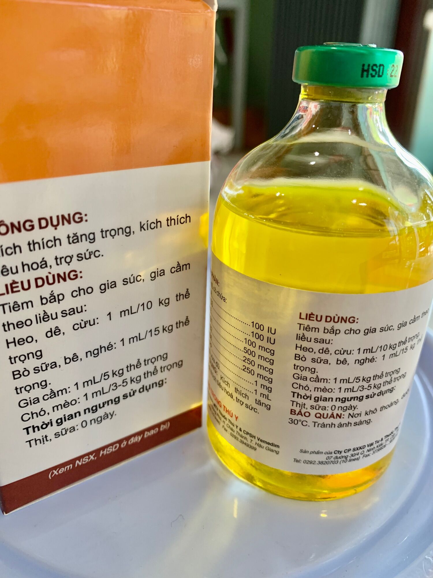 Bcomplex ADE 100ml tăng trọng, mau lớn.