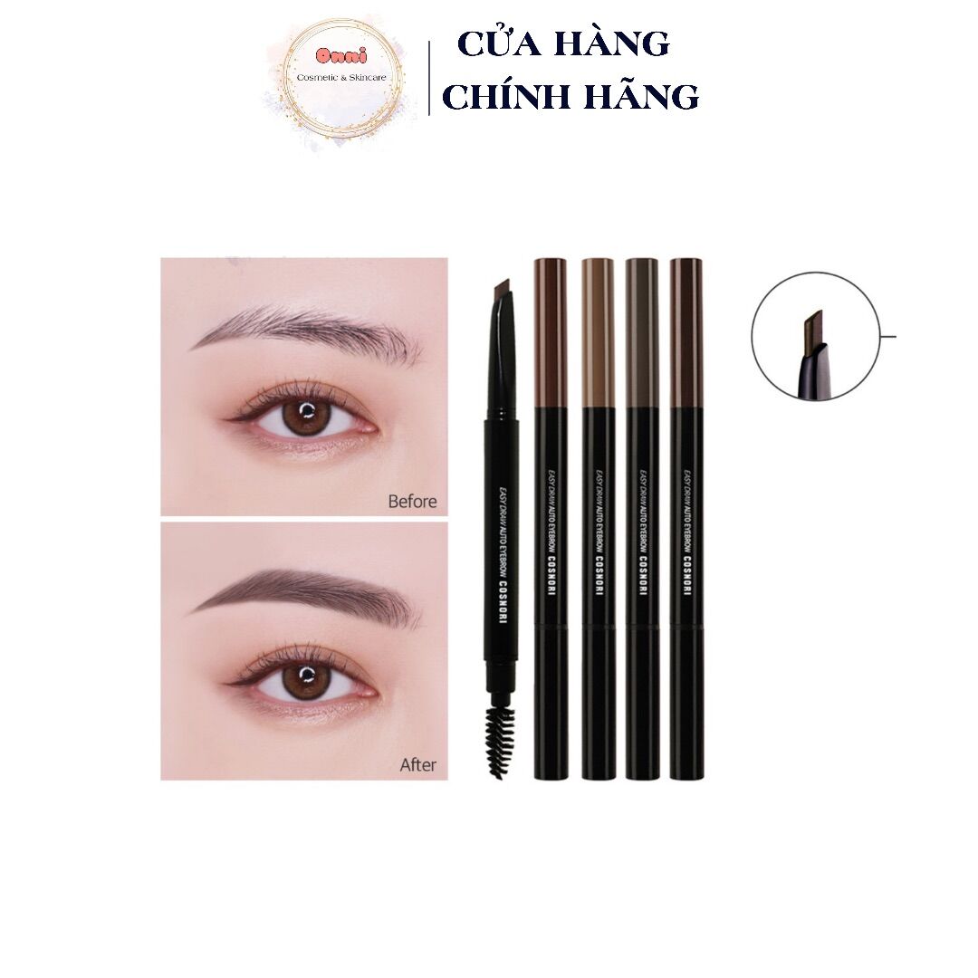 Chì kẻ mày lâu trôi Cosnori Easy Drawn Auto Eyebrow 0.3g