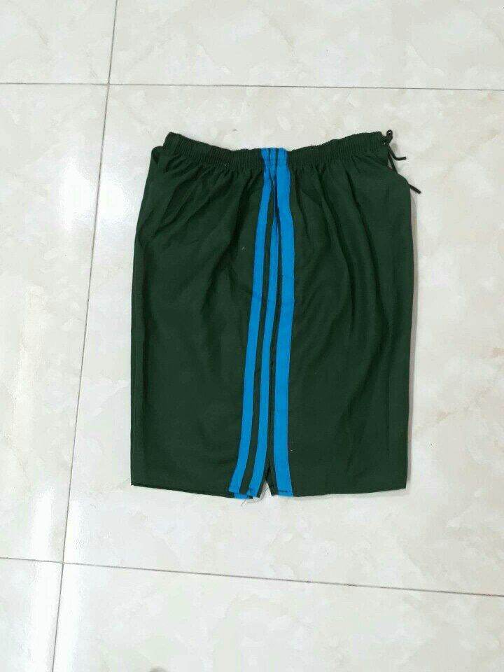 Quần short QN-quần short nam lưng thun màu xanh
