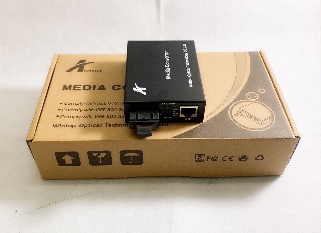 Converter Single mode 1 sợi quang & 2 sợi quang 10/100/1000