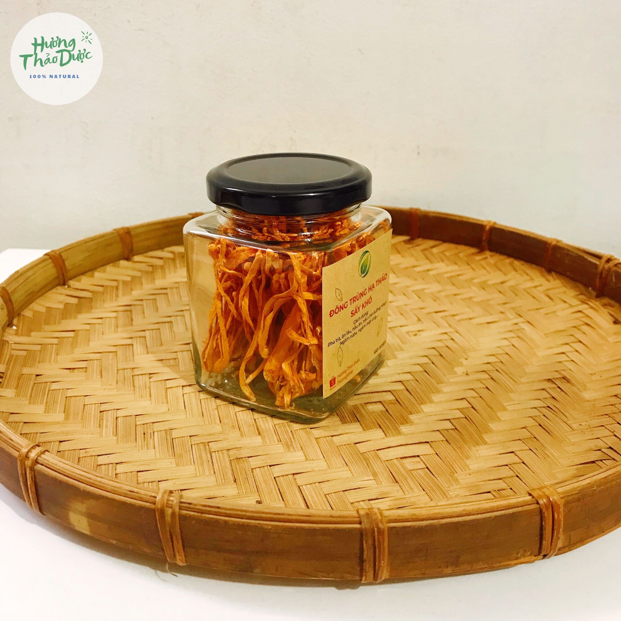 Đông trùng hạ thảo sấy lạnh - lọ 25g nấm