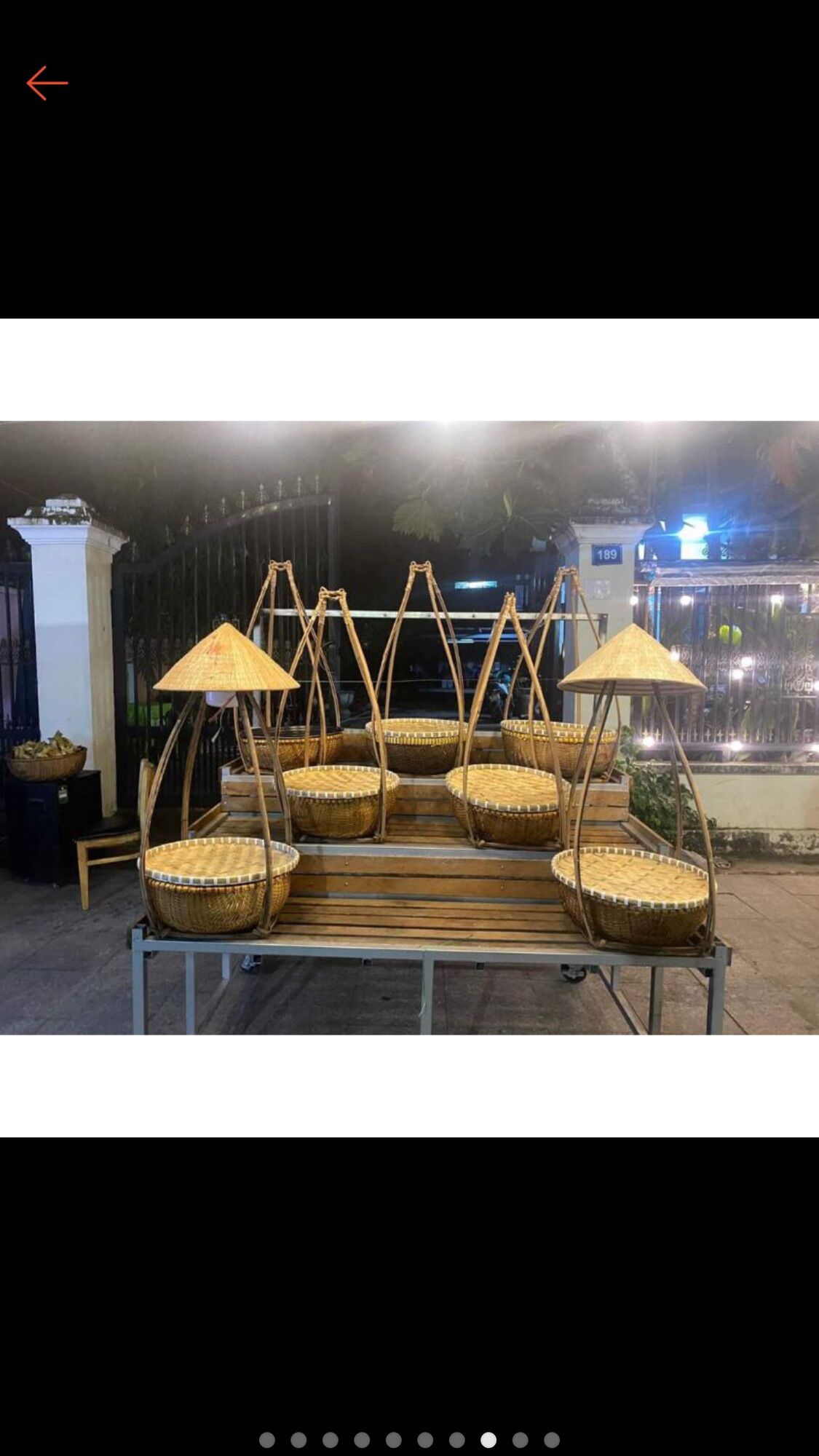 Bộ quang ghánh 2 thúng 2 quang1 ghánh đủ size