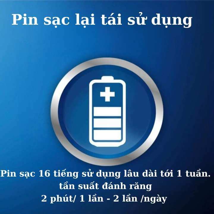 Bàn Chải Đánh Răng Điện Ora BVitality và Set Đầu Thay