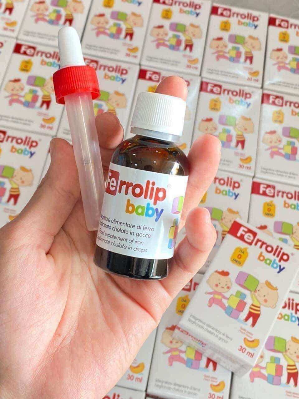 Sắt nước cho bé ferrolip