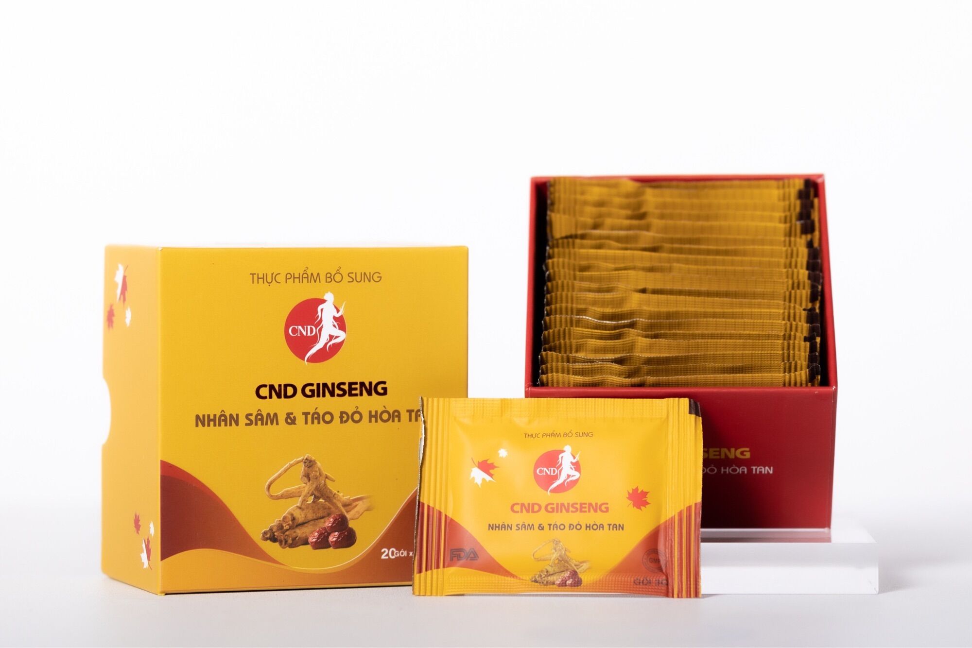 Trà nhân sâm táo đỏ hòa tan
