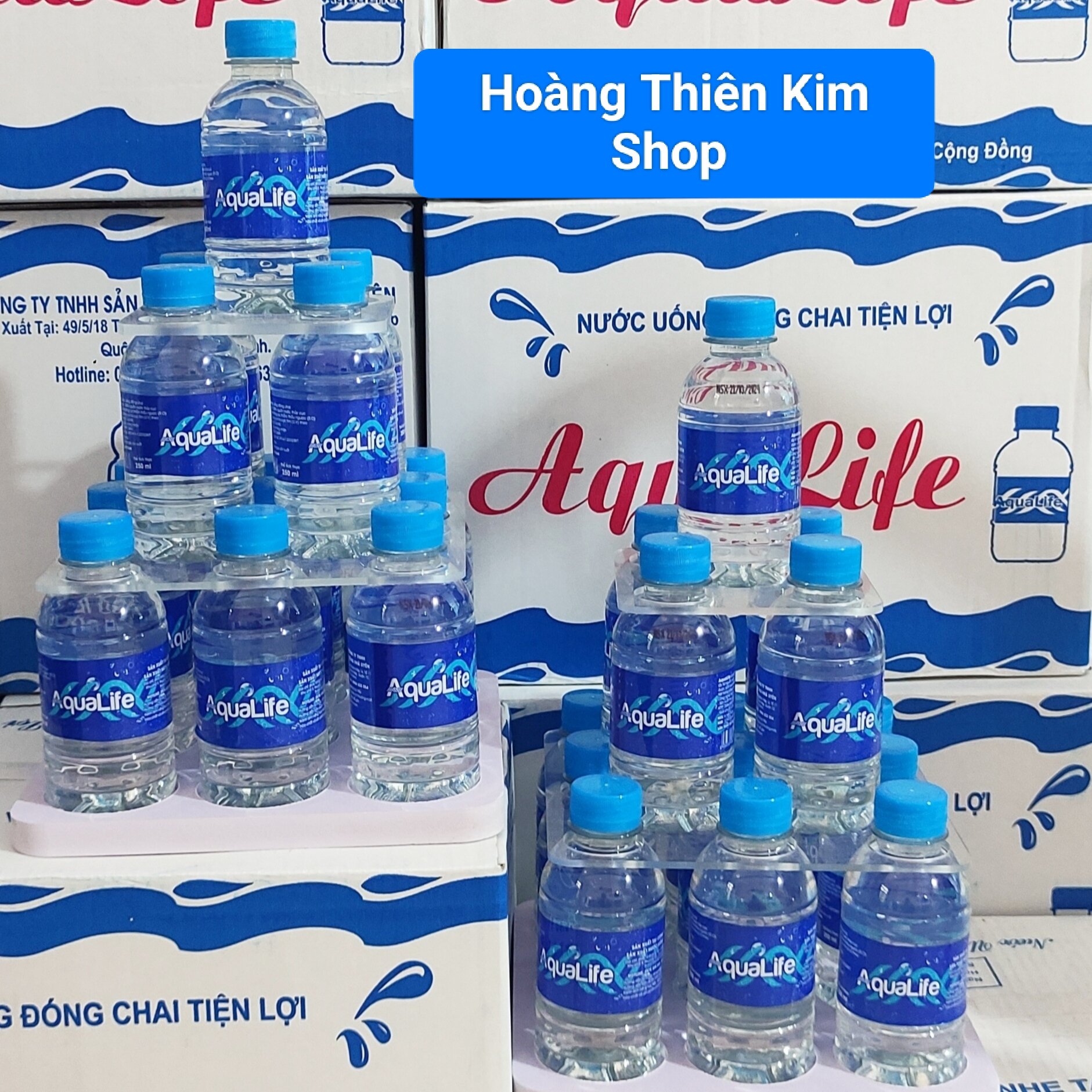 NƯỚC SUỐI CHAI NHỎ AQUALIFE 250ML. THÙNG 24 CHAI.TỪ 3-5 THÙNG LH SHOP.