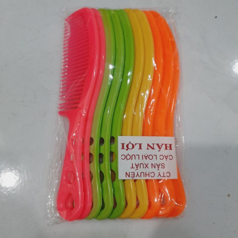 Combo 3 Cây lược chải tóc có cán Hán Lợi (màu 01)