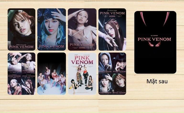 Set 8 tấm bo góc Black Pink