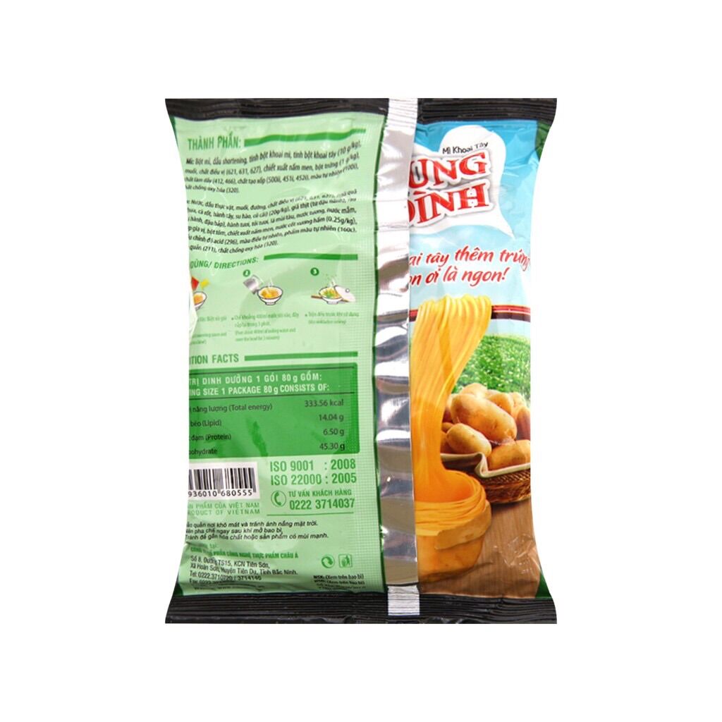 Mì Cung Đình Lẩu Tôm Chua Cay gói 80g