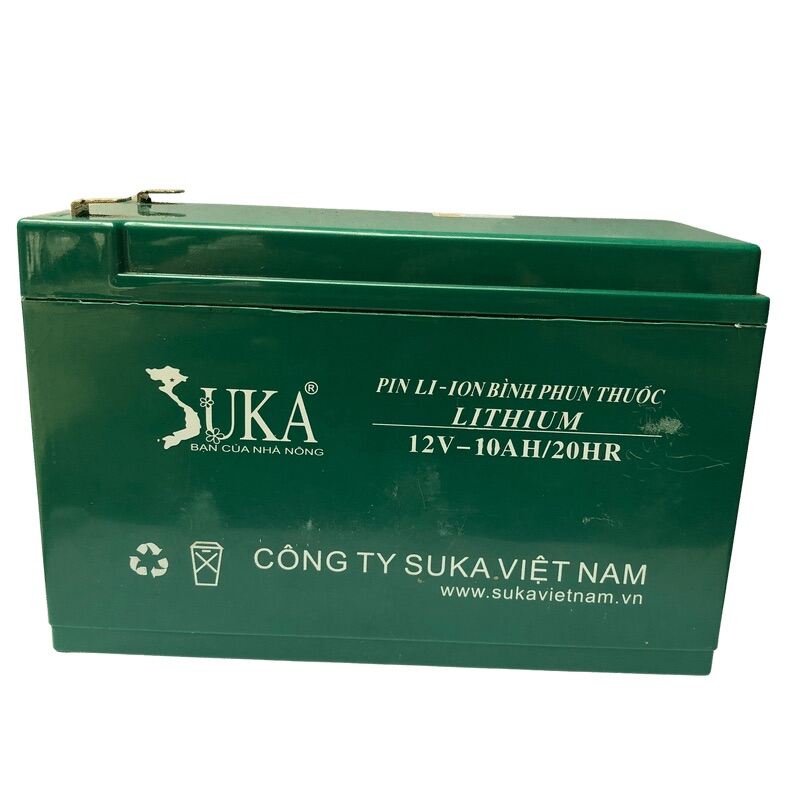 Ắc quy 12V-10AH/20HR siêu nhẹ - ắc quy lithium dùng cho bình phun bằng điện